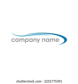clean swoosh air flow logo