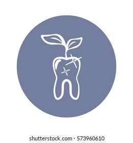 Clean Tooth. Icon.
