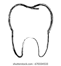 clean tooth isolated icon