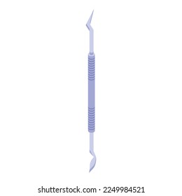 Clean tooth tool icon isometric vector. Dental care. Oral cavity