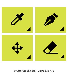 Clean UI Editing Designer Tech Icons Software
