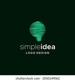 Clean and unique logo about intelligence icon or idea.
EPS 10, Vector.