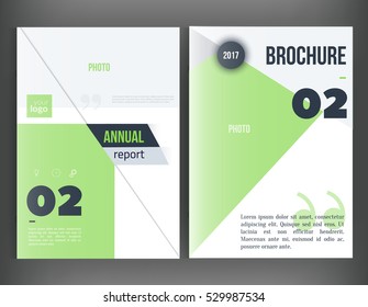 Clean Vector annual report. Brochure template, book cover layout design, Abstract triangle red presentation templates. A4 size