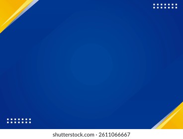 A clean vector background with blue and yellow triangle lines, perfect for modern design projects, web backgrounds, and abstract visuals.
