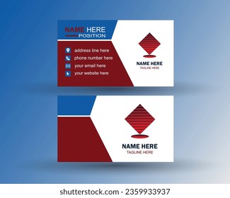 Clean vector Business Card Template
