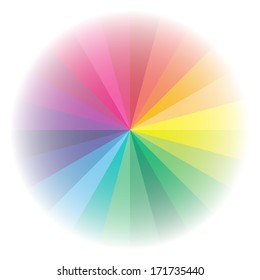 Clean vector color spectrum blur background