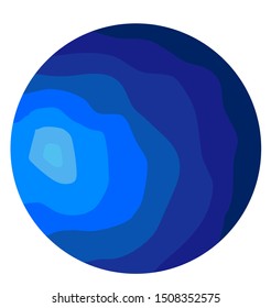 Clean Vector Design Planet Uranus Transparent Stock Vector Royalty Free