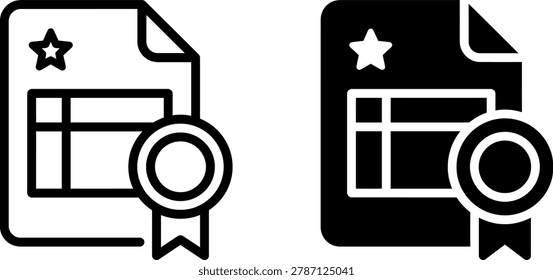 Clean vector graphic representing official approval or verified status. Ideal for business legal or academic contexts.