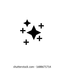 Clean vector icon in black solid flat design icon isolated on white background