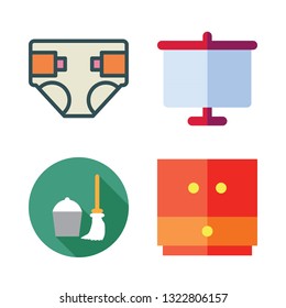 clean vector icon set