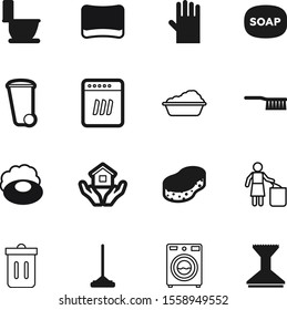 clean vector icon set such as: lavatory, mop, hospital, environment, circle, round, plate, protective, dish, bubble, full, business, safety, maid, washer, pair, residential, wc, dishwasher, estate
