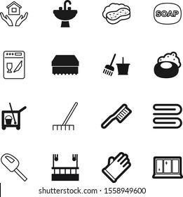 clean vector icon set such as: sparkle, bucket, liquid, textile, stick, hospital, appliance, can, dish, handle, utensil, maintenance, tissue, spring, business, dishware, maid, hotel, logo, device