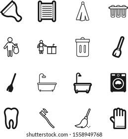 clean vector icon set such as: safety, glass, simple, filter, old, eyes, mammal, appliance, roll, window, towels, human, bristle, house, kitchenware, silhouette, paste, bubble, body, board, glove