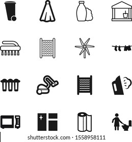 clean vector icon set such as: healthy, face, environment, button, lotion, power, shine, hot, silhouette, broom, icons, vacuum, basket, lines, clothesline, fetlock, bubbles, electronics, bin, cloths
