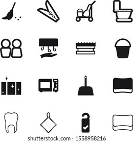 clean vector icon set such as: entrance, item, glass, health, dentist, yellow, window, pail, dispenser, spring, scoop, machine, closet, box, medical, girl, microwave, clothespin, floor, tag, wash