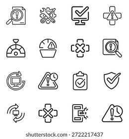 Iconos vectoriales limpios que ilustran el consentimiento del usuario y los controles de preferencias de privacidad para Sitios web, App y plataformas digitales.