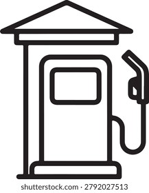 Clean vector illustration gas