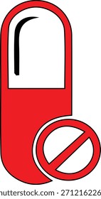 Limpie la Ilustración vectorial de las tabletas y cápsulas de la medicina. Ideal para etiquetas de farmacias, infografías médicas, App de la salud y diseño de empaques.