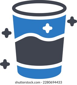 Ilustración de vectores limpia en un fondo transparente. Símbolos de calidad superior. Iconos vectoriales de glifos para diseño de conceptos y gráficos. 

