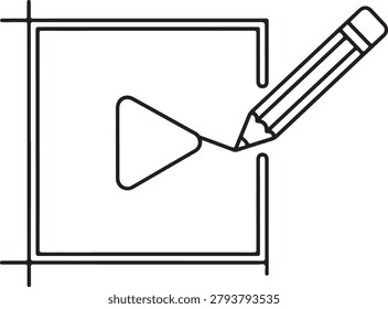 A clean vector line