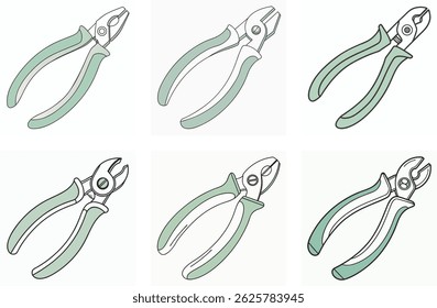 Image vectorielle propre coupe ongles pour animaux de compagnie avec lame d'argent
