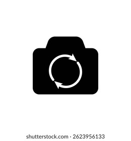 A clean vector set of various camera icons. Perfect for photography, media apps, content creation, and digital interface designs in minimal modern style.
