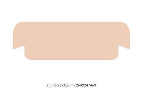 A clean vector speech bubble for dialogue and communication design