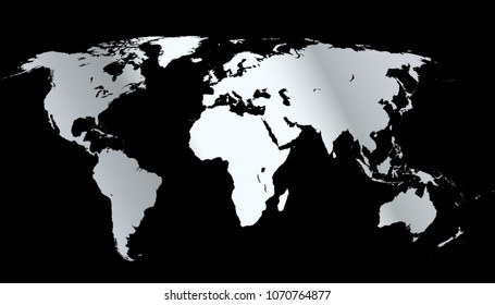 Clean Vector World Map