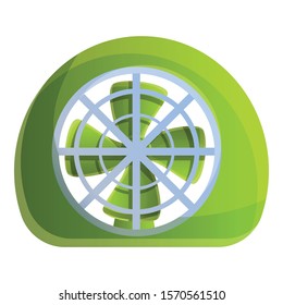 Clean ventilator icon. Cartoon of clean ventilator vector icon for web design isolated on white background
