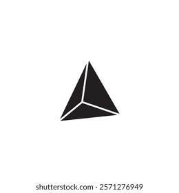 A clean and versatile vector triangle icon, perfect for geometric designs, minimalistic branding, navigation tools, and creative projects.