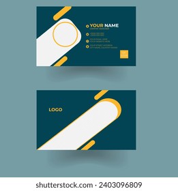 Clean visiting card, Contact card and name card design template
