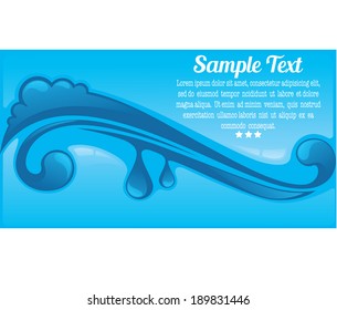 clean water,  ecological header and background