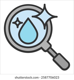 Clean Water Icon Element For Design