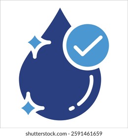 Clean Water Icon Element For Design