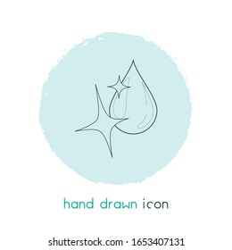 Clean water icon line element. Vector illustration of clean water icon line isolated on clean background for your web mobile app logo design.