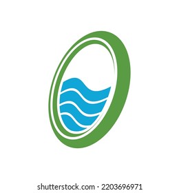 Clean Water Logo Design Template
