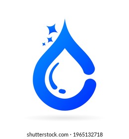 símbolo vectorial del logotipo del agua de la clavija