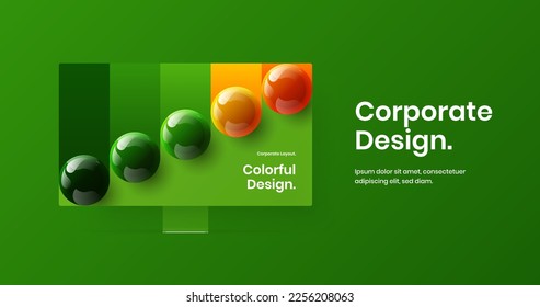 Clean web banner vector design concept. Modern computer display mockup site template.