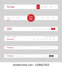 Clean Website Header Banner Design Vector