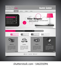 Clean Website Template /minimalistic colors/  