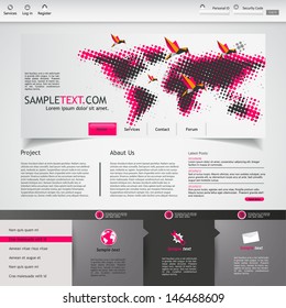 Clean Website Template /minimalistic colors/ 