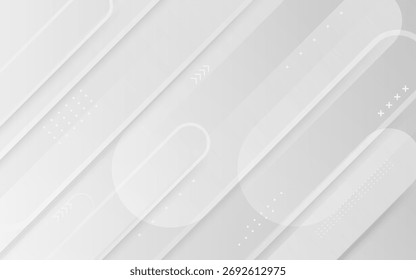 Clean white abstract background with diagonal soft lines and light shadows