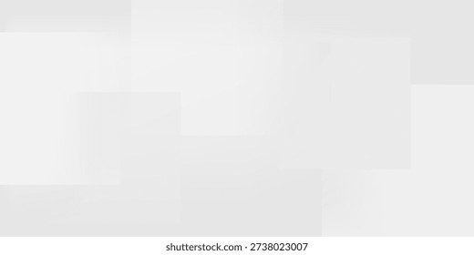 Clean white abstract background with geometric layered shapes.vector backgound