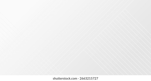 Plano de Fundo Abstrato Branco Limpo com Linhas Diagonais Sutis