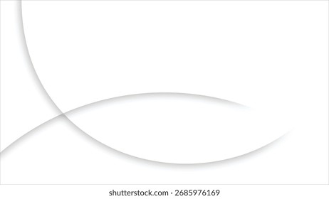 Fondo blanco limpio con sutiles curvas para diseños modernos, perfecto para proyectos tecnológicos, empresariales o creativos que necesitan una estética minimalista
