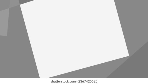 fondo geométrico blanco y gris limpio con área de espacio de copia para texto