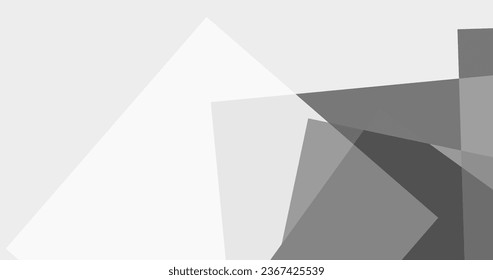 clean white and grey geometric background with copy space area for text