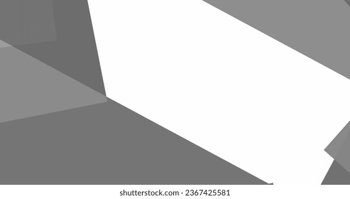 clean white and grey geometric background with copy space area for text