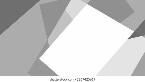 clean white and grey geometric background with copy space area for text