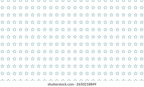 Clean white vector background with subtle teal star outlines. Perfect for fresh, minimalist, or aquatic designs.